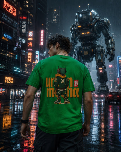 Urban Mecha robot graphic tee | Mech character streetwear