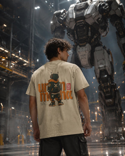Urban Mecha robot graphic tee | Mech character streetwear