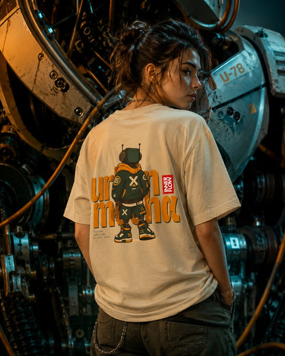Urban Mecha robot graphic tee | Mech character streetwear