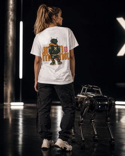Urban Mecha robot graphic tee | Mech character streetwear