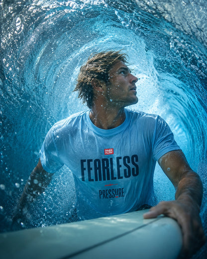 Fearless Pressure scuba diver graphic T-Shirt | Japanese kanji streetwear
