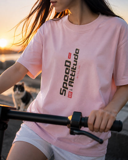 Skate Girl Cat Illustration T-Shirt | Speed Attitude Japanese Style