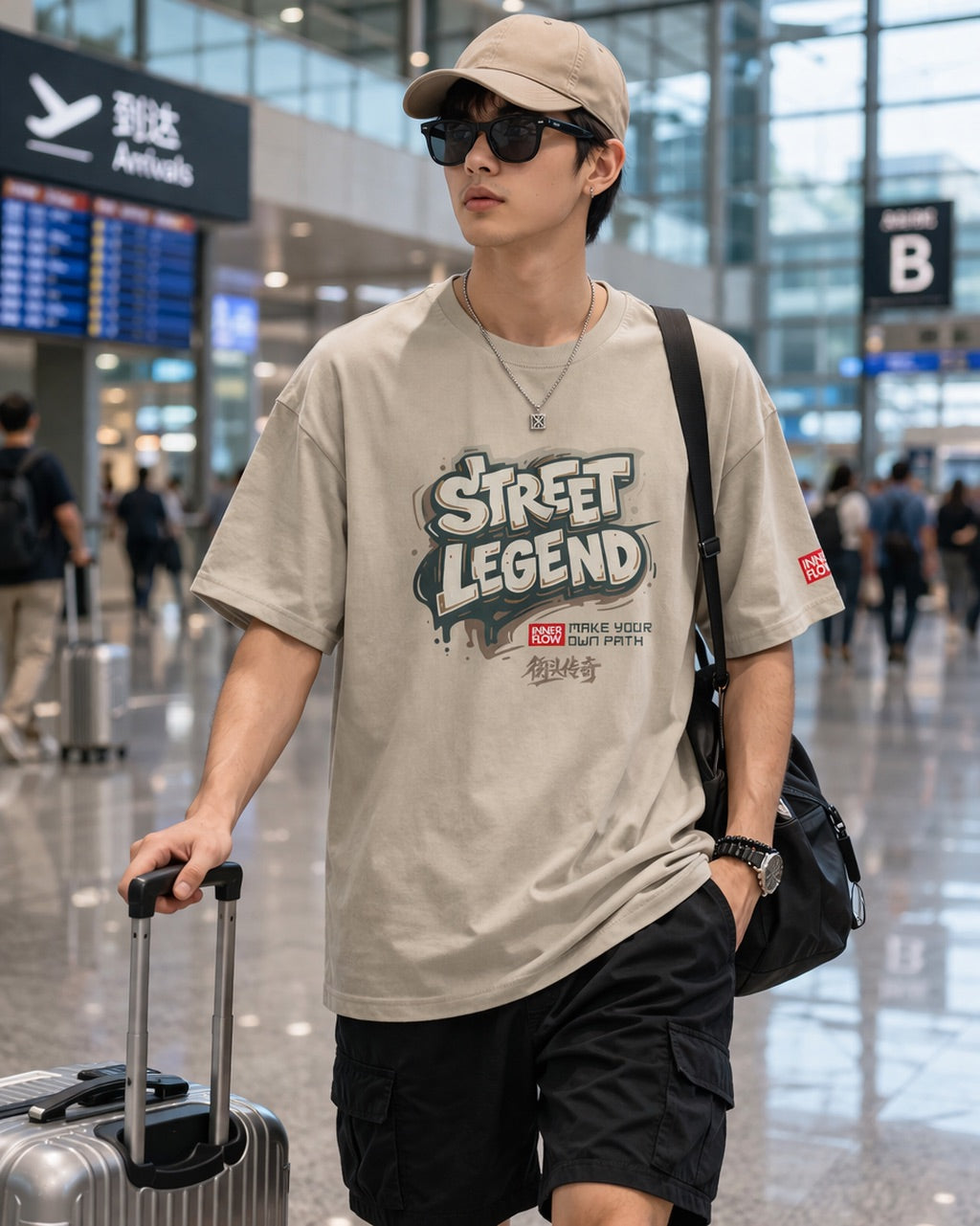 Street Legend Graphic Tee | Skate wear Urban Graffiti Style-Cat Lover